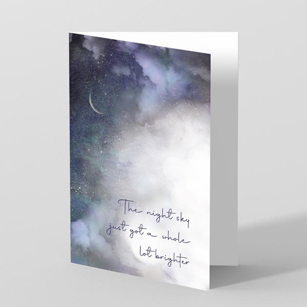 Picture of A Nights Sky - Sympathy Card 