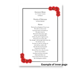 Picture of Poppies - Funeral Order of Service