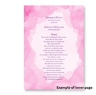 Picture of Pastel Colours (Pink) - Funeral Order of Service