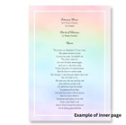 Picture of Rainbow Colours - Funeral Order of Service