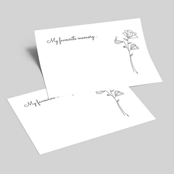 Picture of Simple Rose - Memory Cards