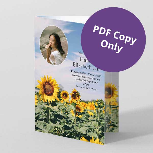 Picture of Sunflower Fields – PDF