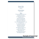 Picture of Fir Trees (Blue) - Funeral Order of Service
