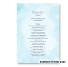 Picture of Pastel Colours (Blue) - Funeral Order of Service