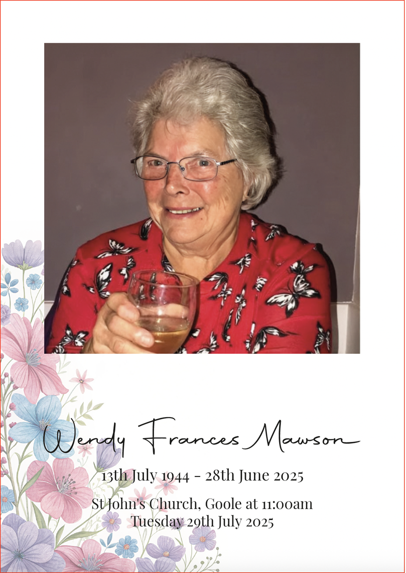 Show details for Wendy Mawson - 4pp x 60 copies £80.00