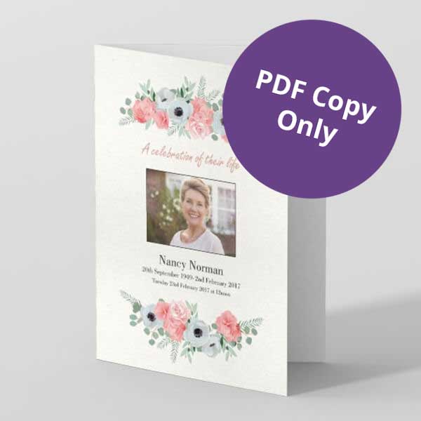 Show details for Half Flower Wreath - PDF