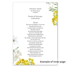 Picture of Sunshine Blossoms - Funeral Order of Service