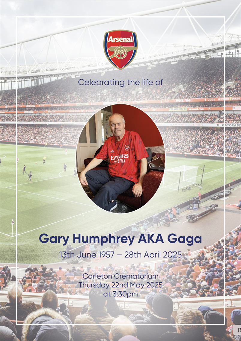 Show details for £94 - Gary Humphrey OOS